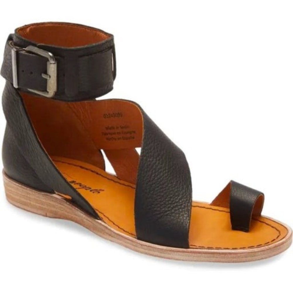 Free People Vale Boot Black Sandals